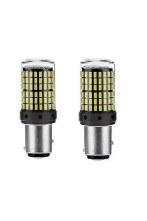 BA15S 1156 LED Ampul Yüksek Parlaklık Canbus Beyaz 12V