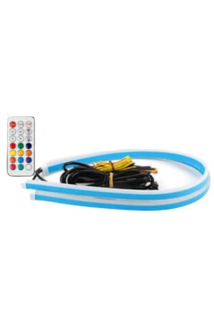 RGB Esnek Far Şerit LED – Kumandalı Renkli DRL Işık